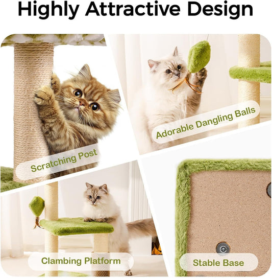 Scratching Post Cat Tree for Indoor Cats