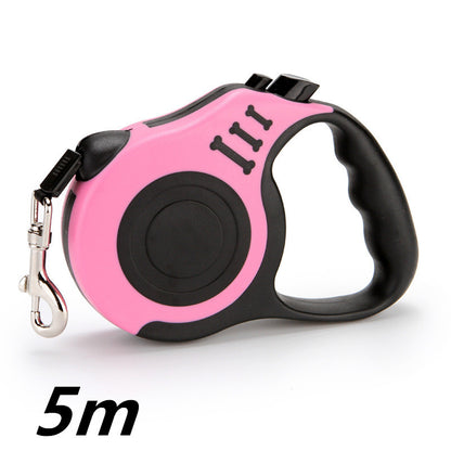 Small Dog Retractable Leash – Automatic Lightweight 3m & 5m Puppy Walking Lead