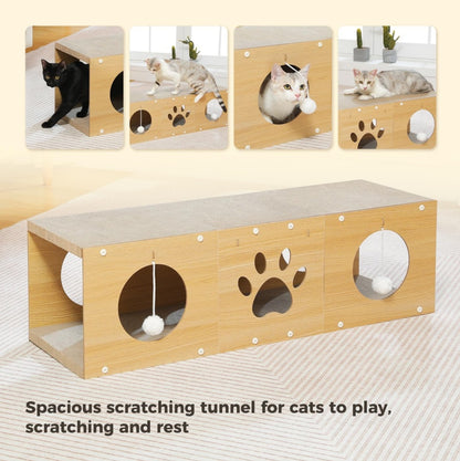Durable Cardboard Cat Scratching Playhouse