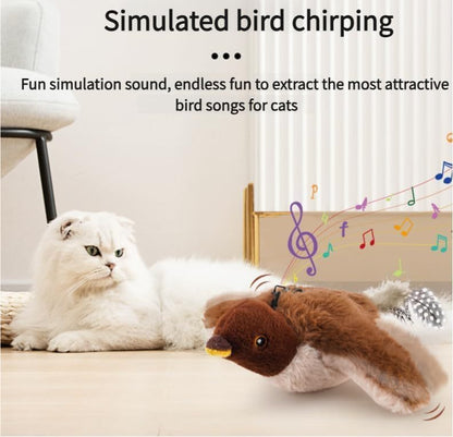 Electric Flapping Wings Cat Toy USB Rechargeable Design