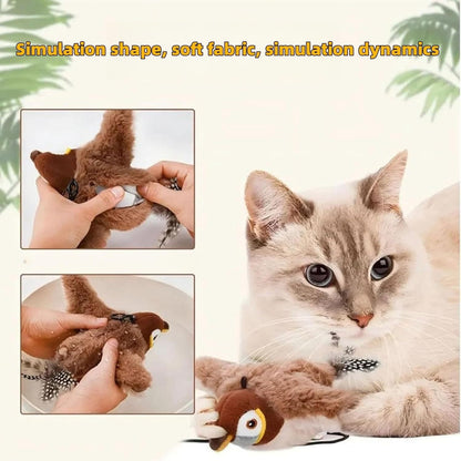 Funny Interactive Bird Toy for Cats Playing Indoors