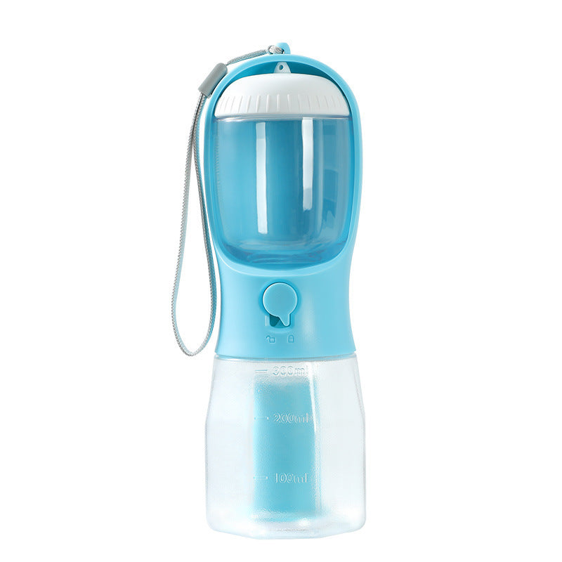 Outdoor dog hydration and feeding bottle