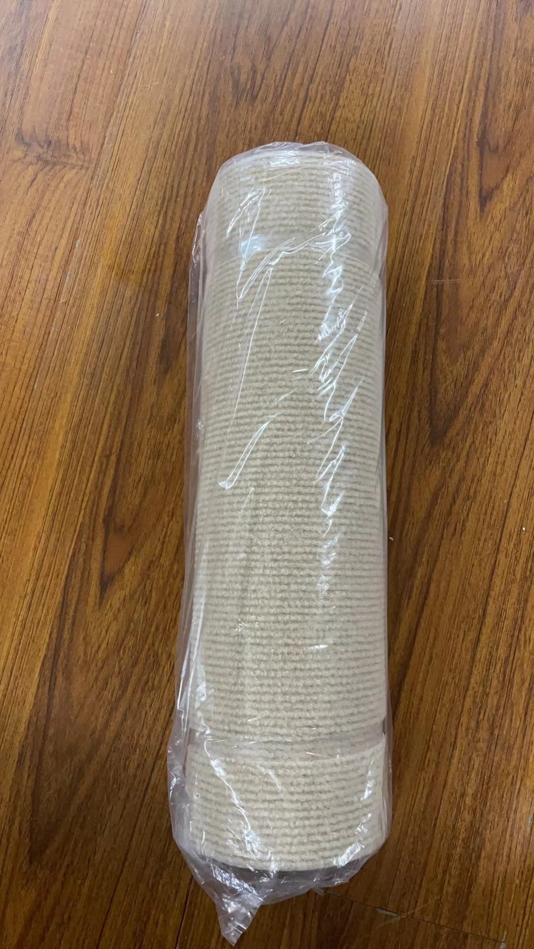 Trimmable self-adhesive cat scratching mat