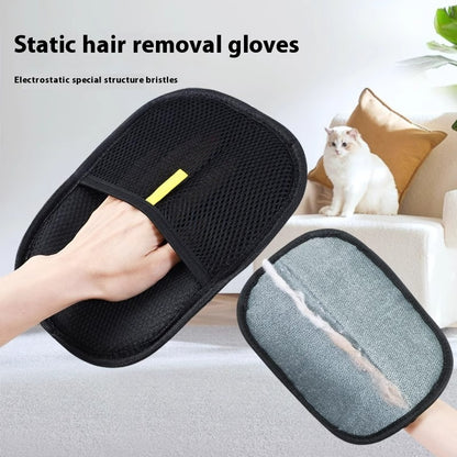 Pet Grooming Gloves for Cats & Dogs – Hair Remover, Deshedding & Massaging Mitts 2025
