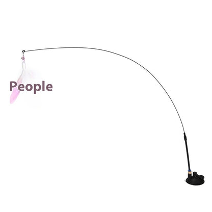 feather teaser cat toy