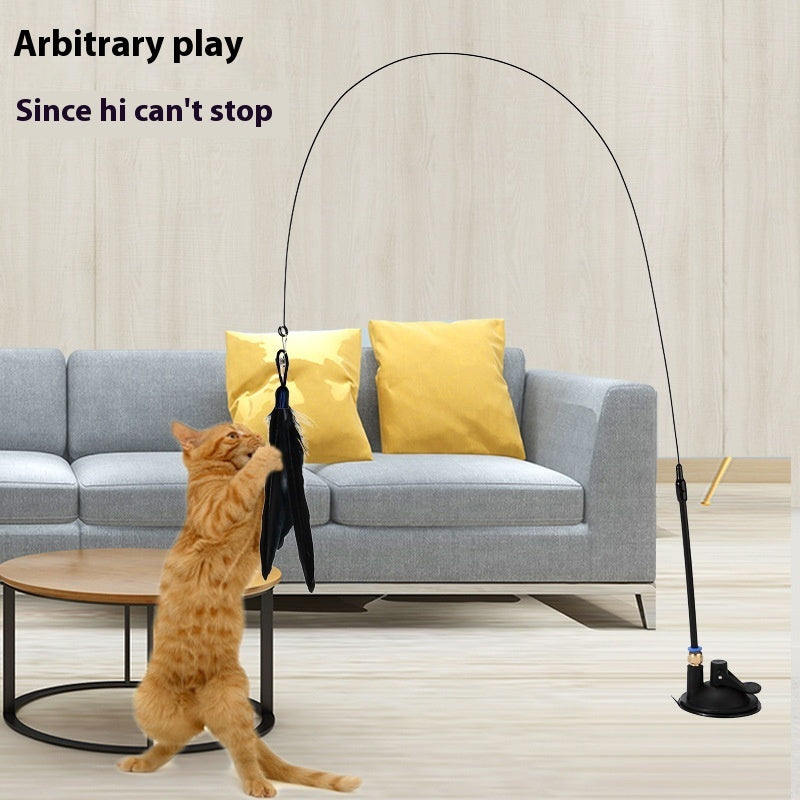 interactive suction cat toy